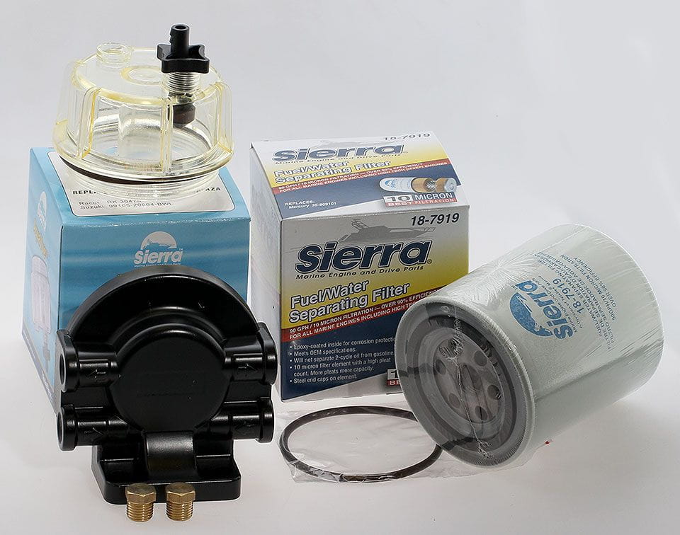 Фильтр топливный 10 мк с креплением и водосборником Sierra