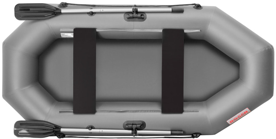 Надувная лодка ПВХ Роджер Классик 2500, серый
