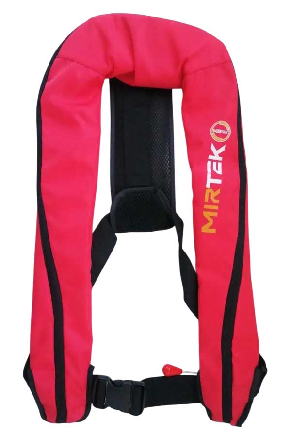 Автоматический надувной жилет Mirtek +ручной режим, от 40 до 130 кг