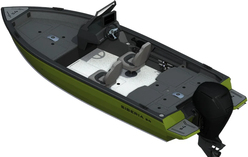 Лодка алюминиевая Siberia S4 2025 одноконсольная