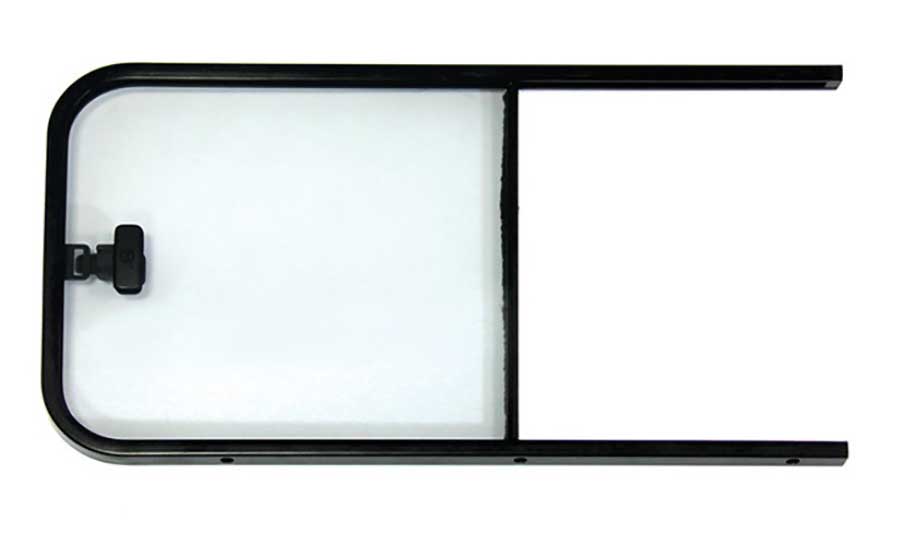 Форточка накладная со сдвижным стеклом левая 607х334 мм, Техномарин