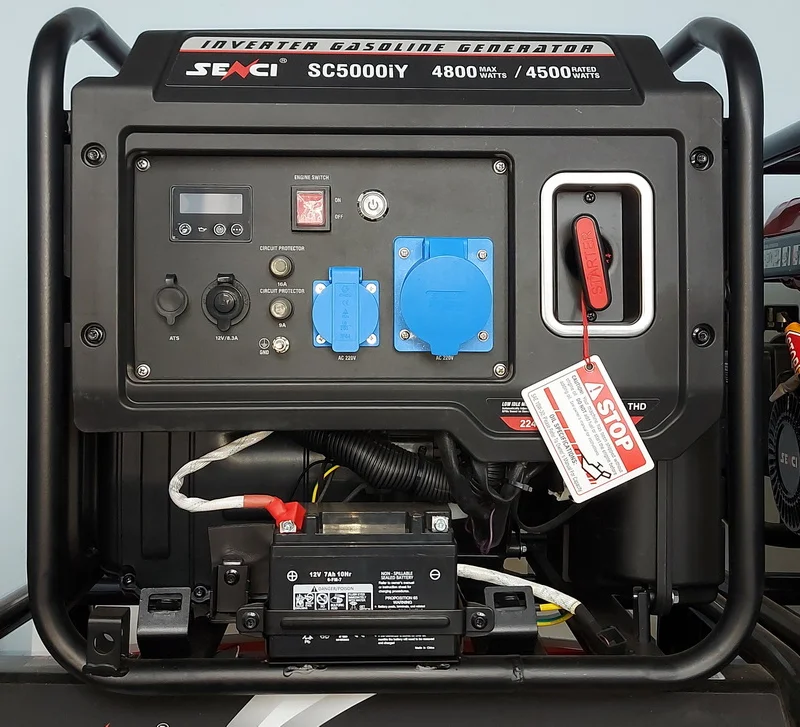 Бензиновый генератор SENCI SC5000i-Y инверторный