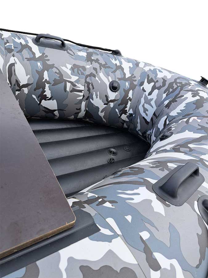 Надувная лодка ПВХ Хантер 350 ПРО (камуфляж), Б/У 2023