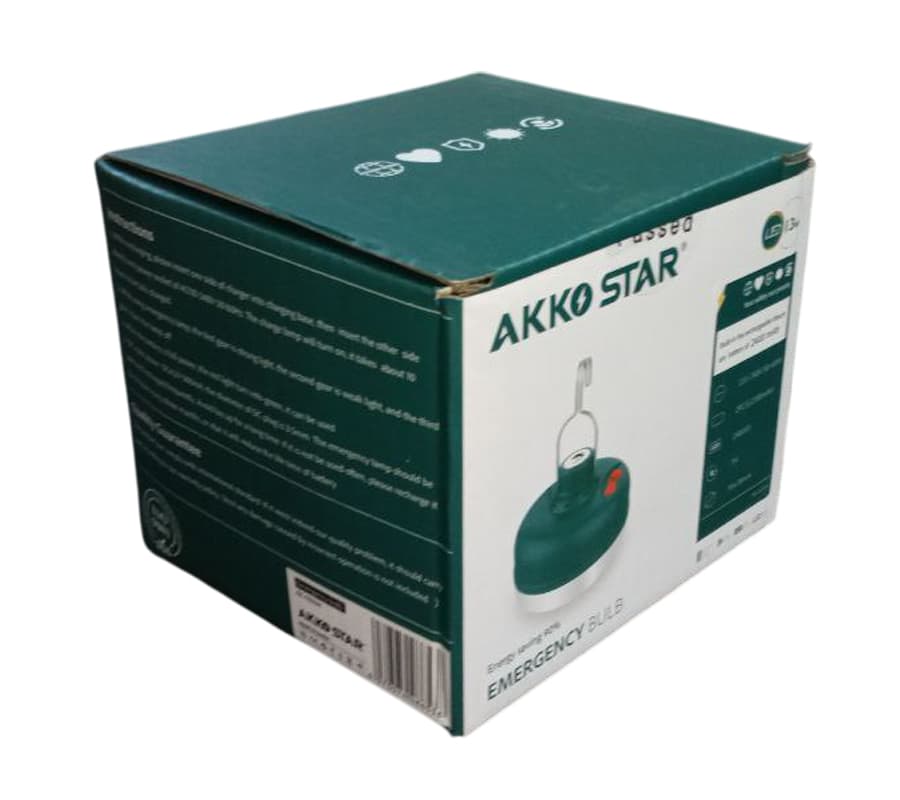 Фонарь для кемпинга аккумуляторный Akko star, 13 W, 2400 mAh