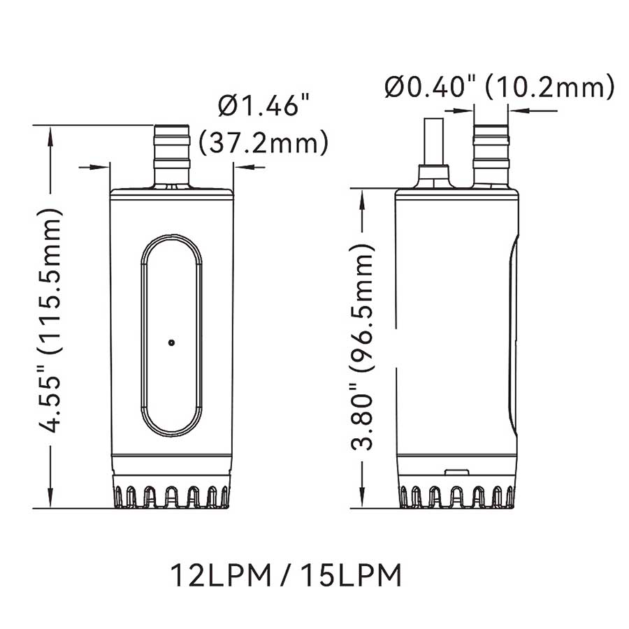 Погружной насос SeaFlo 12 л/мин, 12 В