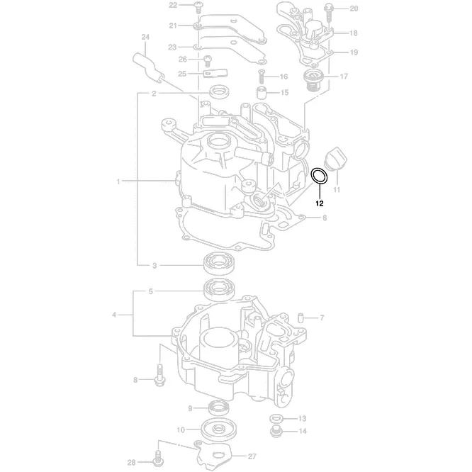 Уплотнительное кольцо (O-Ring) 2.4x15.8 мм. Suzuki