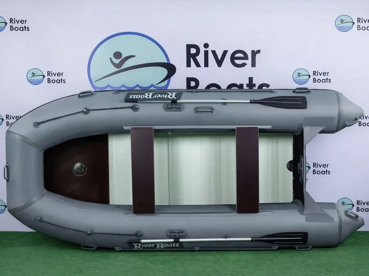 Надувная лодка ПВХ RiverBoats RB 370 (баллон 46, алюминиевое дно)
