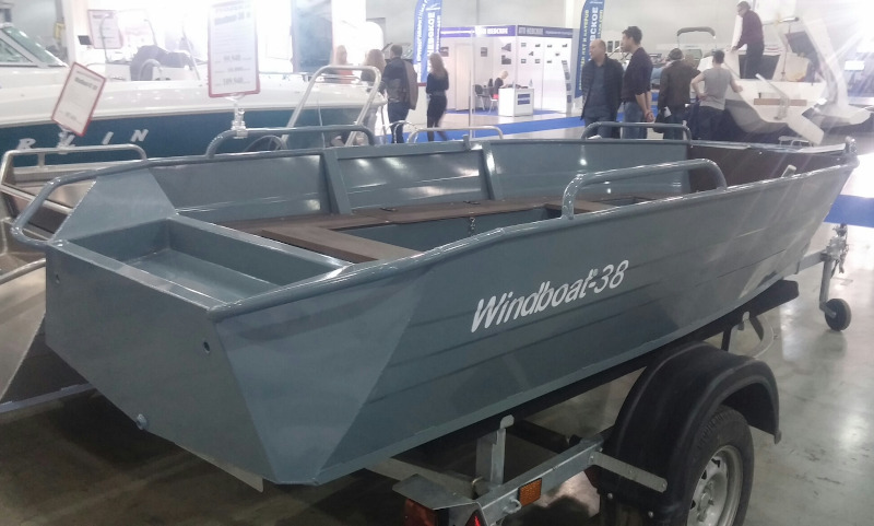 Лодка алюминиевая ВиндБот 38 М