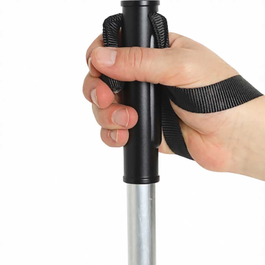 Палки лыжные алюминиевые с большим опорным кольцом Ø150 мм, длина 150 см (Маяк)