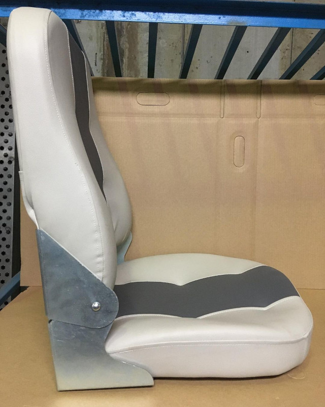 Кресло мягкое складное Практик, св. серый-графит