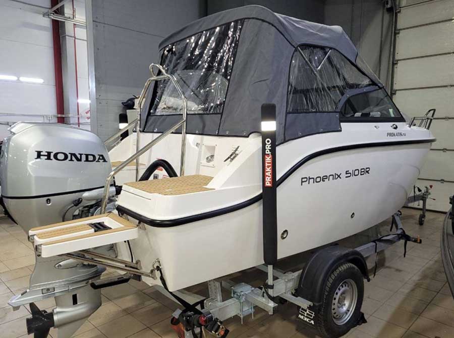 Направляющие для прицепа с чехлами (70х162 см, усиленные, на раму 60 мм)