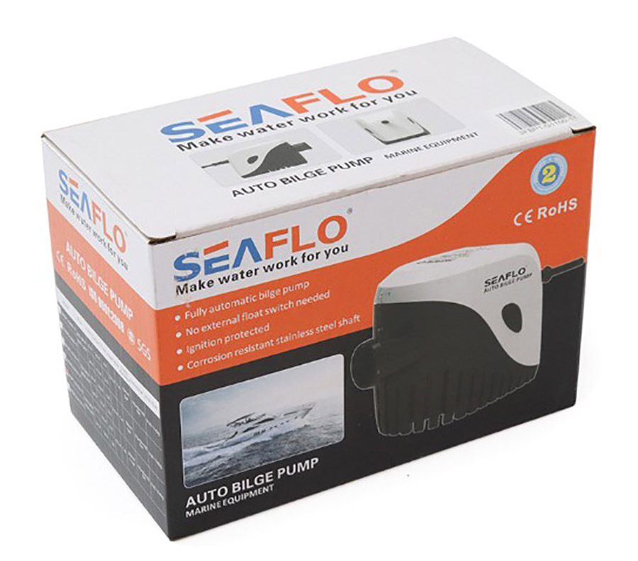 Помпа осушительная SeaFlo 1100 GPH, 69 л/мин, 12 В