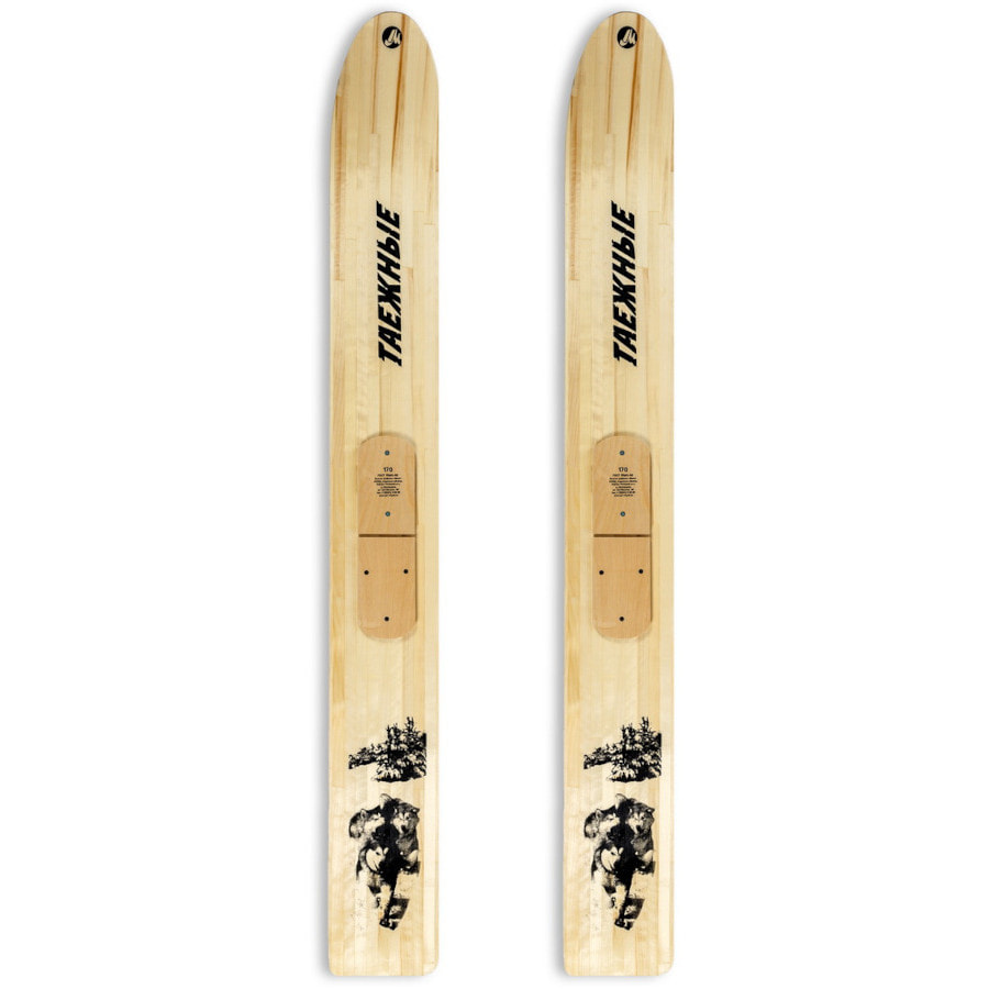 Лыжи охотничьи Таежные деревянные 150х23 см.