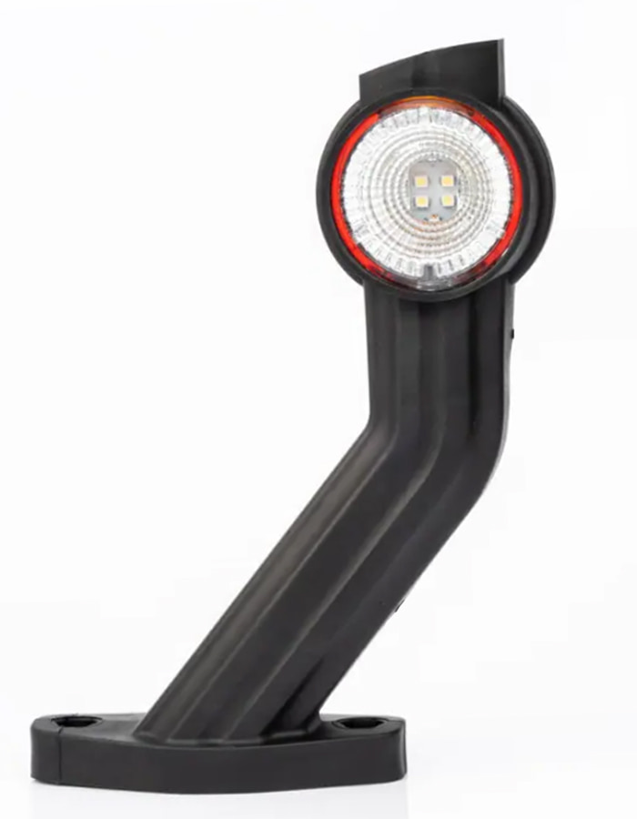 Фонарь габаритный правый FT 140 F P LED, на резиновой ножке, трёхцветный