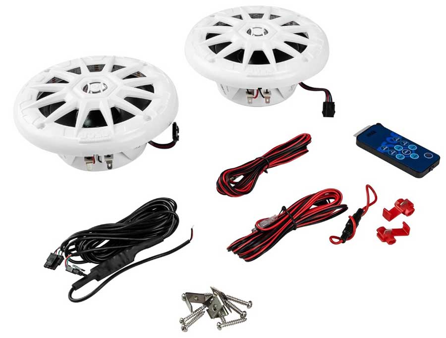 Динамики Boss Audio MRGB55W (пара), 2х75 Вт, белые