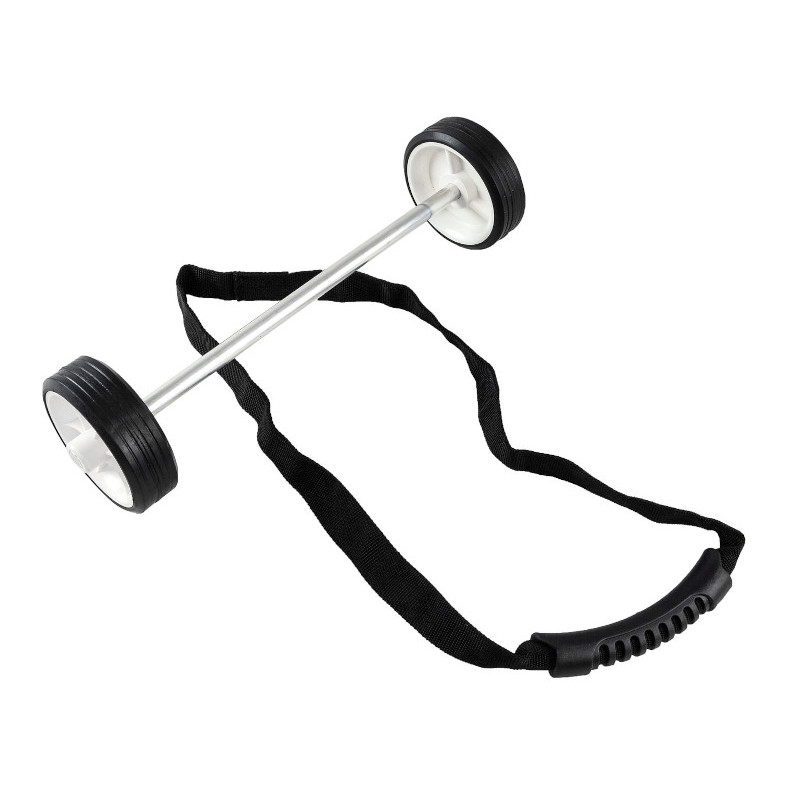 Бак топливный 45,6 л., с указателя уровня, колесами и стропой, 63х35х36 см.