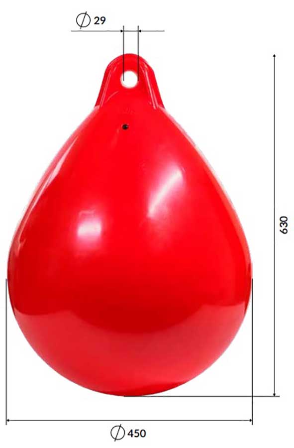 Буй пластиковый маркерный BUOY Ø450x630 мм