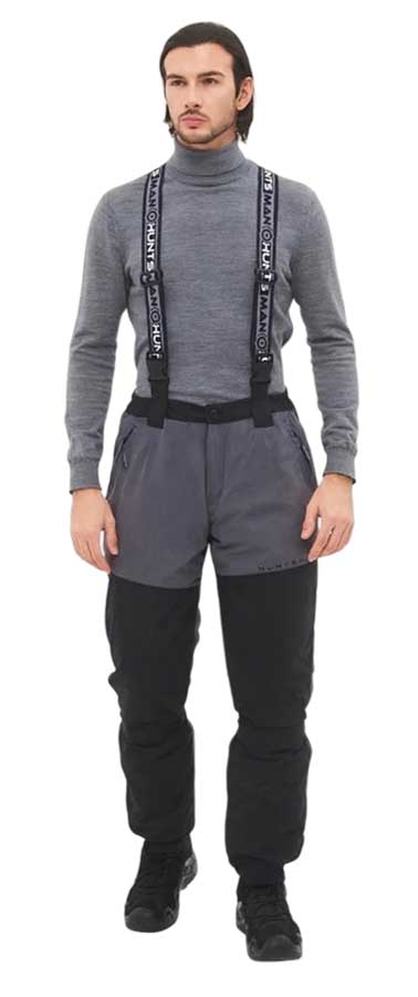 Костюм зимний Хантсмен Горка-Люкс -25°С серый (ткань Исландия)