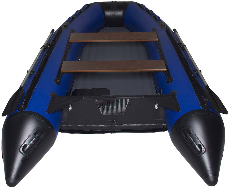 Надувная лодка ПВХ СМарин Air Max 330, синий/черный