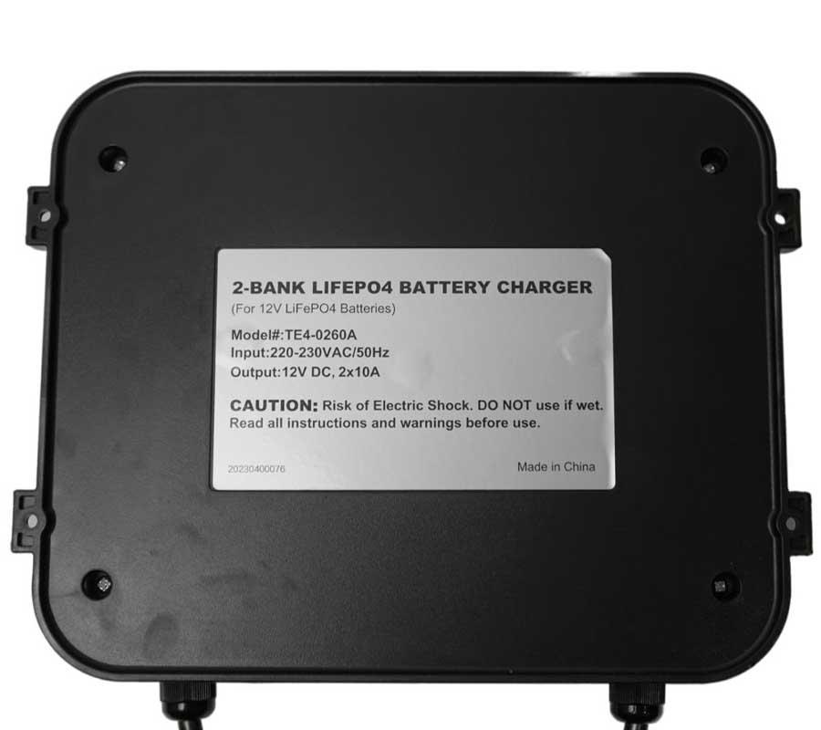 Зарядное устройство SEA-PRO ТЕ4-0260А для АКБ LiFePO4, 2х12В,10А