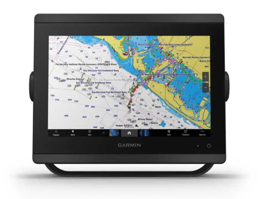Эхолот-картплоттер Garmin GPSMAP 8410XSV с сенсорным IPS-дисплеем 10", NMEA 2000 и Wi-Fi