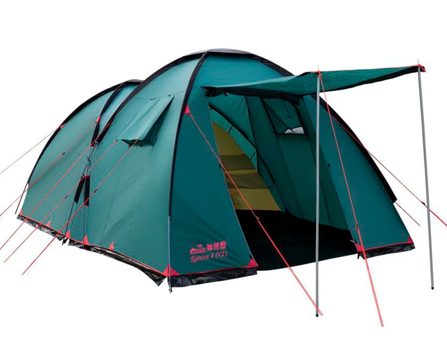 Палатка кемпинговая четырехместная Tramp Sphinx 4 V2