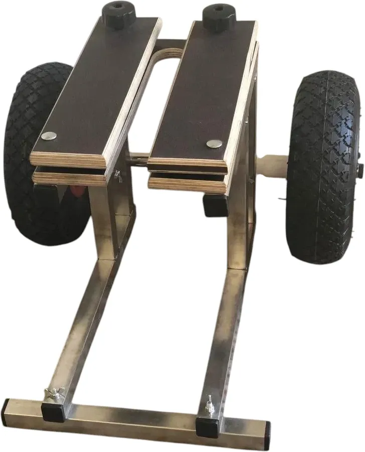 Тележка для мотора 8-15 л.с. подпружиненная, нержавеющая сталь