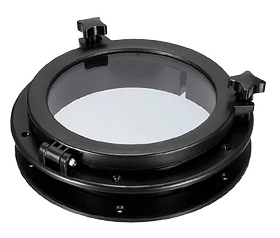 Иллюминатор круглый SeaFlo SFPP2-02, Ø260 мм, черный