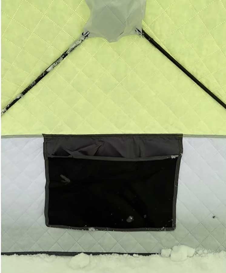 Палатка (баня) 3-х слойная для зимней рыбалки MirCamping КУБ 2,1х2,1х1,7 м 