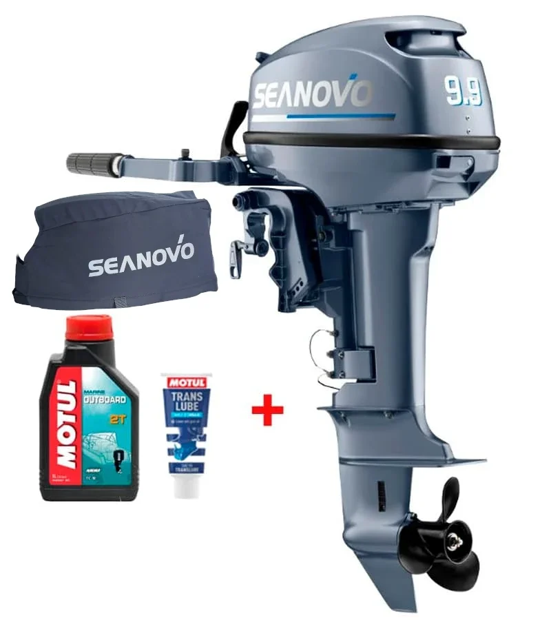 Лодочный мотор 2T Seanovo SN 9.9 FHS + ЧЕХОЛ!!!