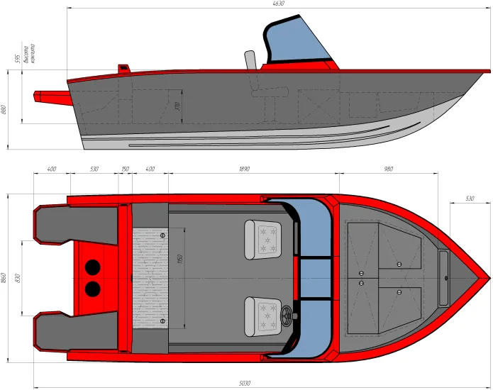 Катер ТРИЕРА 460 Fish