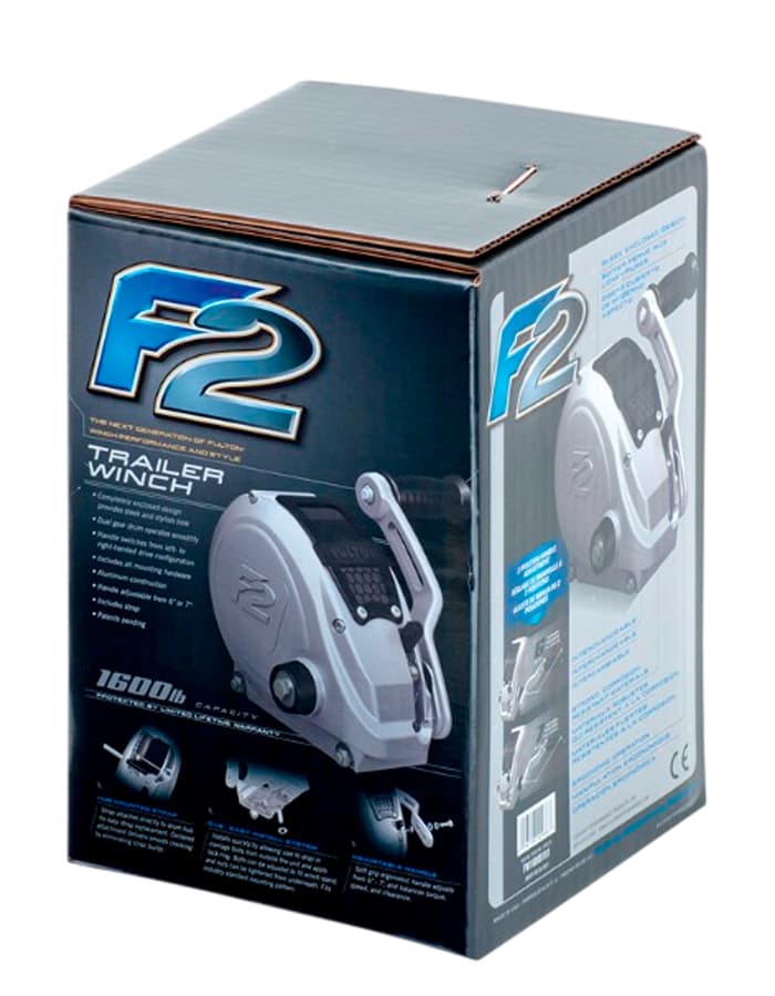 Лебедка для прицепа ручная Fulton F2, 1450 кг, стропа 6 м