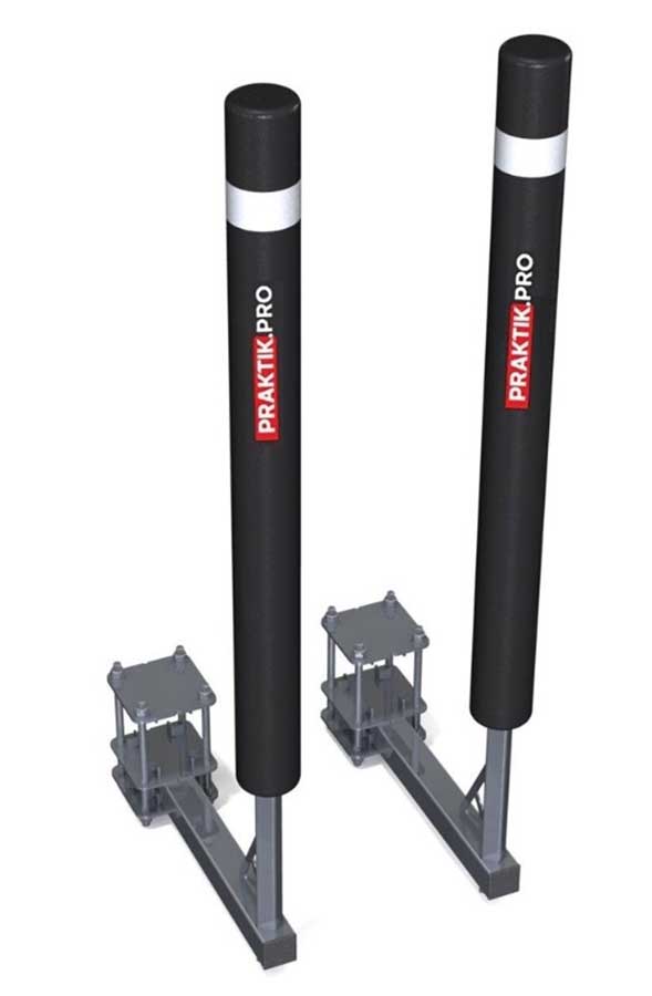 Направляющие для прицепа с чехлами (70х162 см, усиленные, на раму 60 мм)