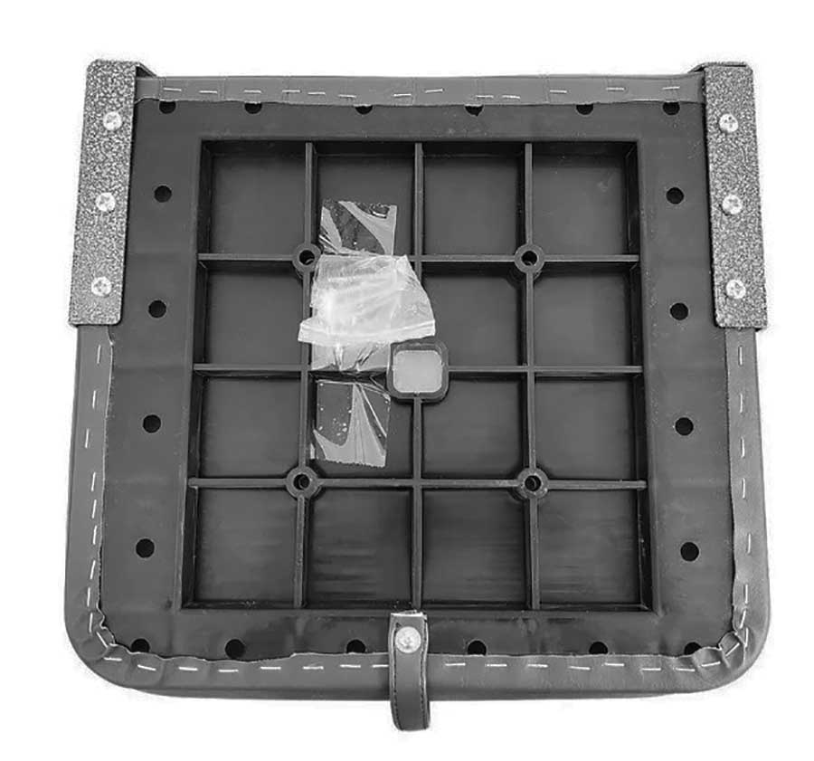 Кресло складное ECONOMY (Мореман), синий/серый