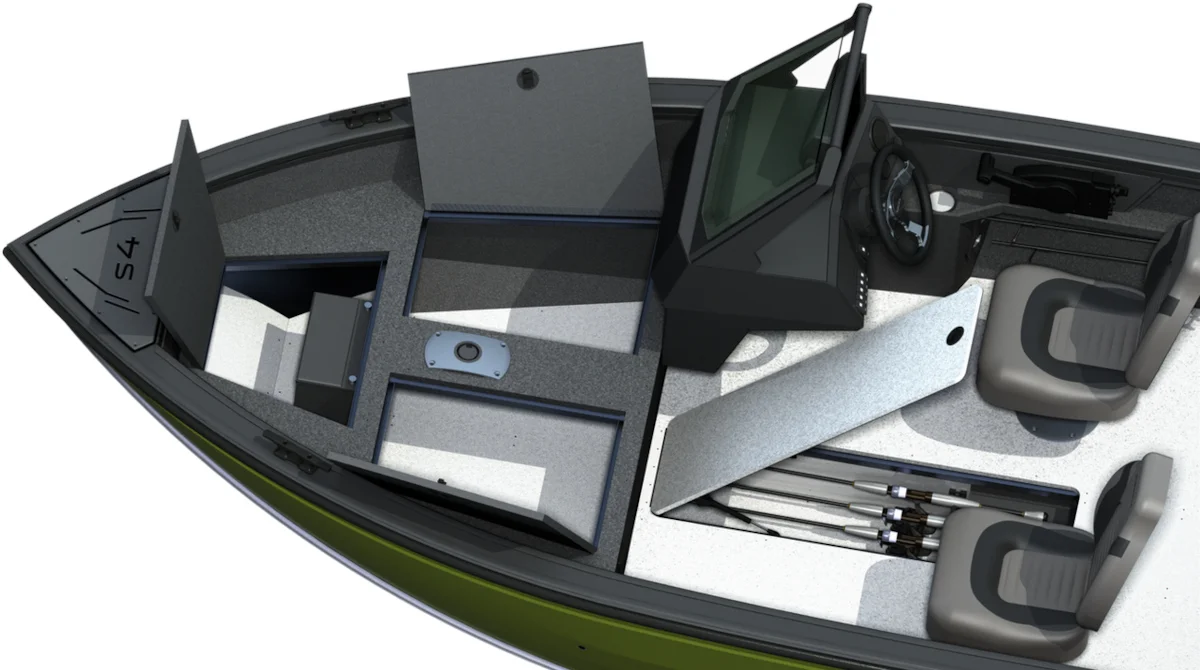 Лодка алюминиевая Siberia S4 2025 одноконсольная