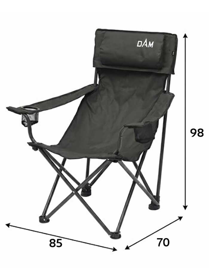 Кресло складное DAM Foldable Chair with Bottle Holder