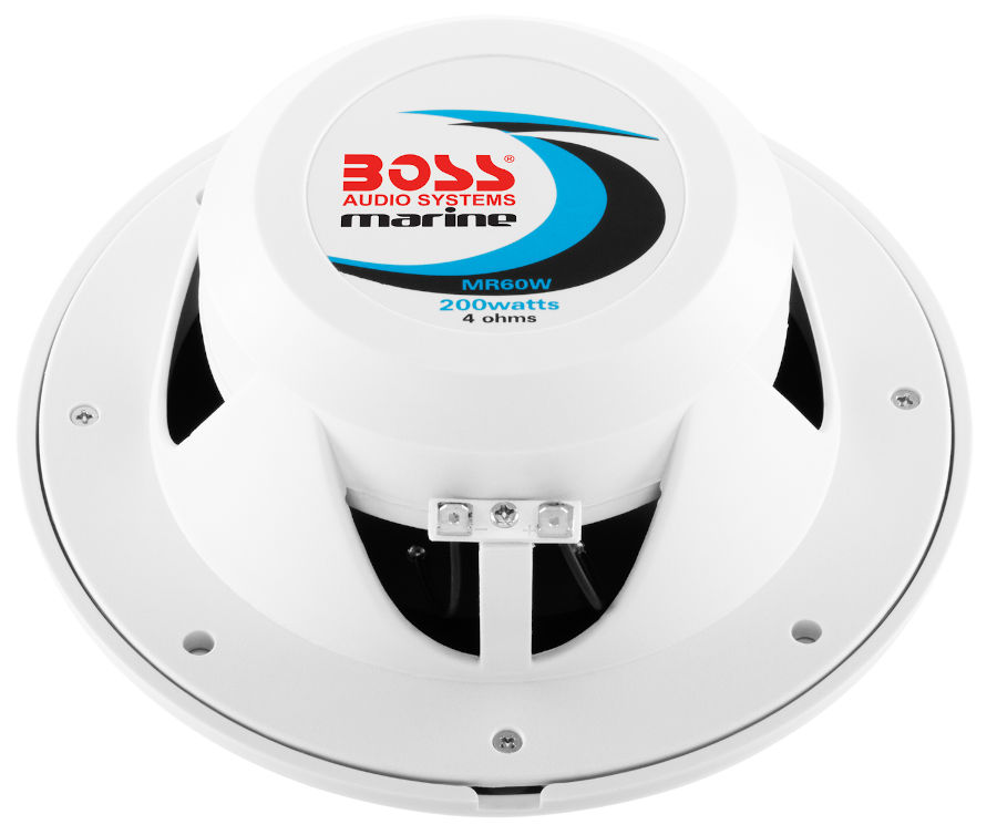 Динамики Boss Audio MR60W (пара), 200 Вт, белые