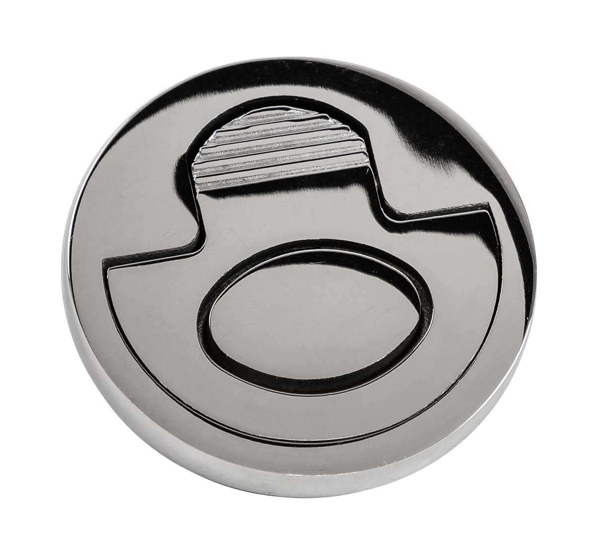 Ручка палубная потайная Marine Rocket Ø51х16 мм, нержавеющая сталь