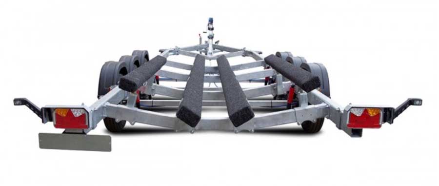 Прицеп для катеров и яхт МЗСА L 9025-3.35 исполнение 101 (судно до 8,2 м)