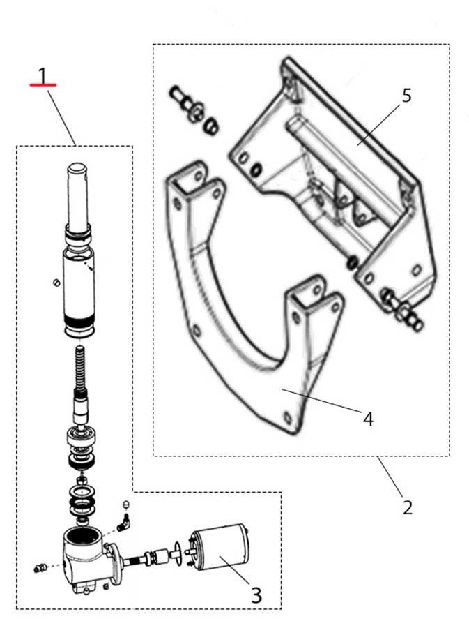 Актуатор электроподъема Sea-Pro ELP01 (PTT-02000)