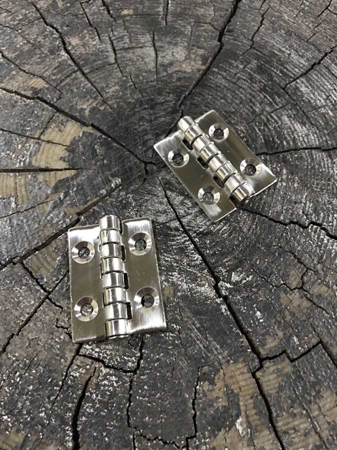 Петля карточная АРТ 814796, 30х40х1.5 мм, нержавеющая сталь