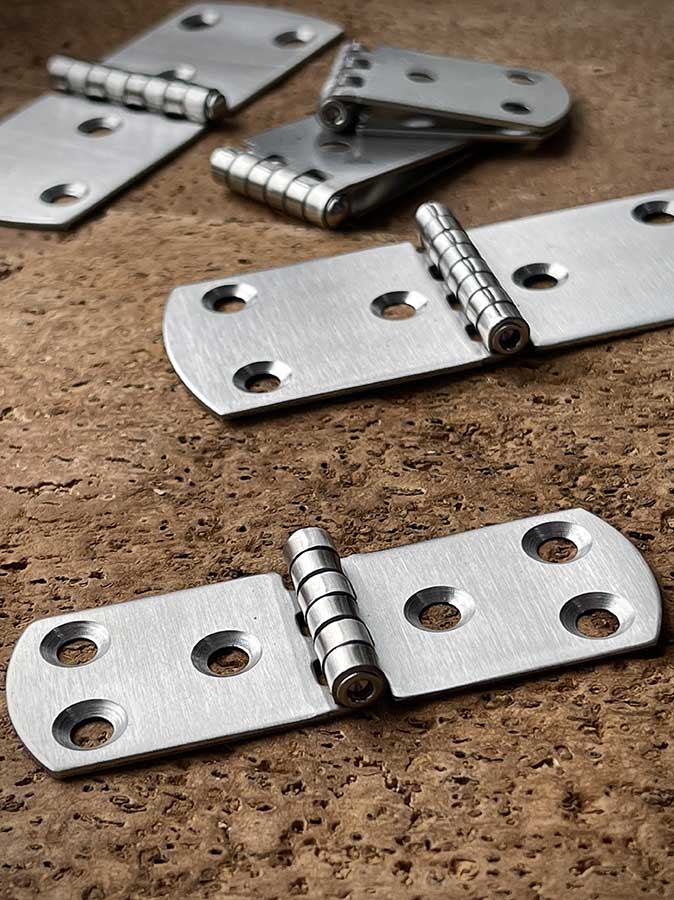 Петля карточная АРТ 814908, 100х40х1.5 мм, нержавеющая сталь