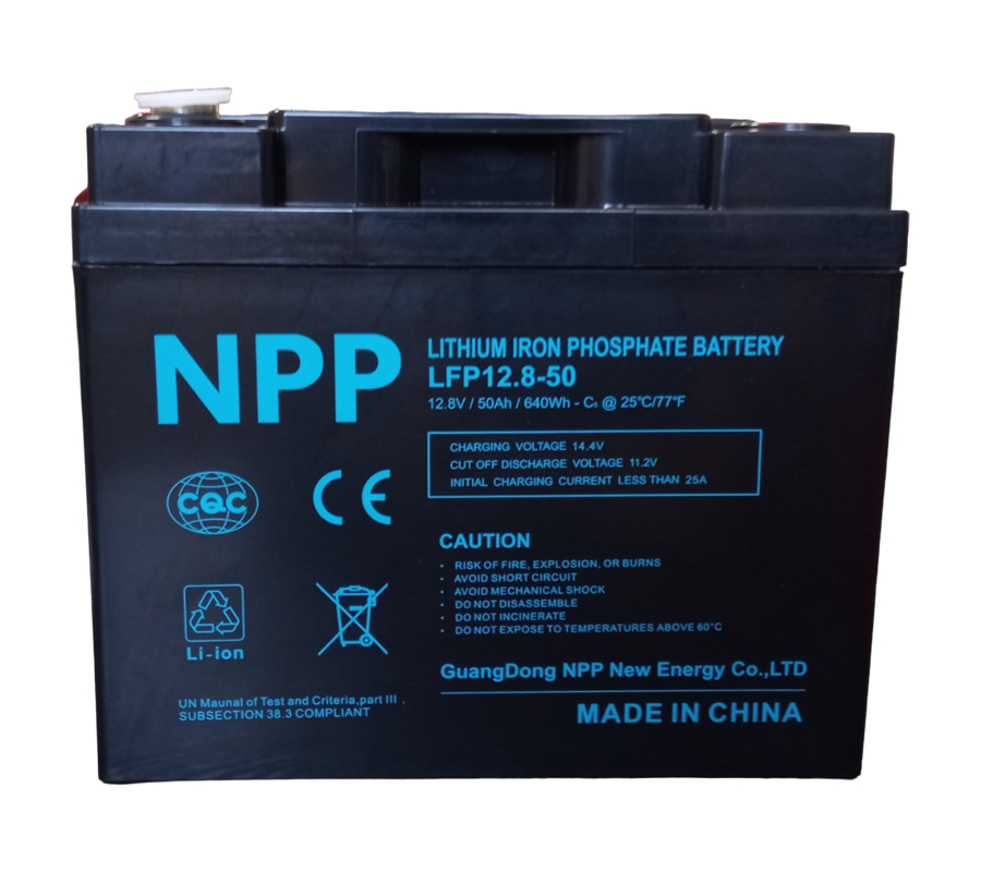 Аккумуляторная батарея NPP LiFePO4 12.8 V, 50 Ah