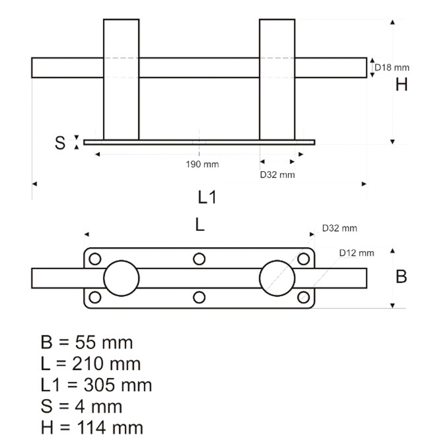 Кнехт Матрос, нержавеющая сталь