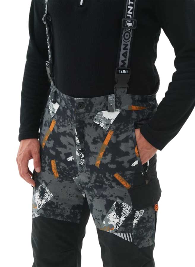 Костюм зимний Хантсмен Канада V2 -35°С, камуфляж/черный (ткань Исландия)