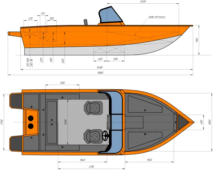 Катер ТРИЕРА Магнум Спорт 540