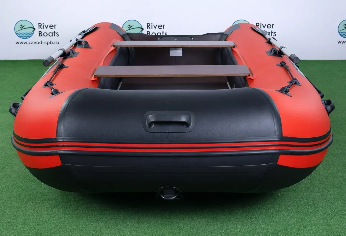 Надувная лодка ПВХ RiverBoats RB 370 (баллон 46, алюминиевое дно)