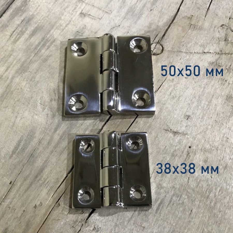 Петля дверная малая АРТ 8233, 50х50х4 мм, нержавеющая сталь