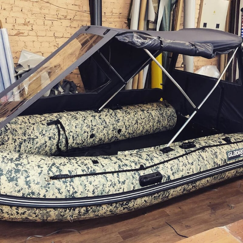 Тент-палатка для лодки Хантер 390 А