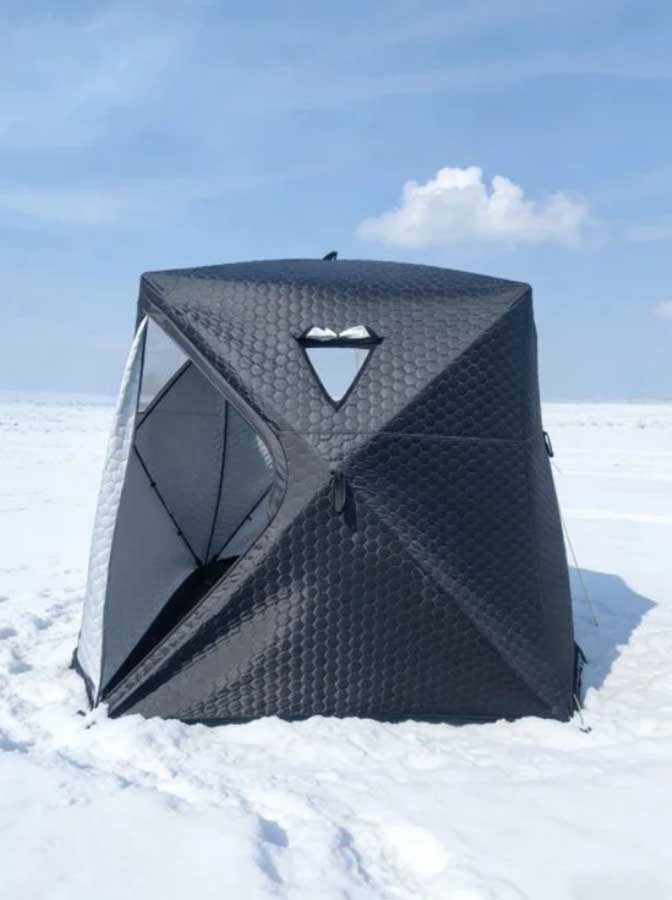 Палатка (баня) 3-х слойная для зимней рыбалки МирКемпинг, 2.1х2.1х2.1 м